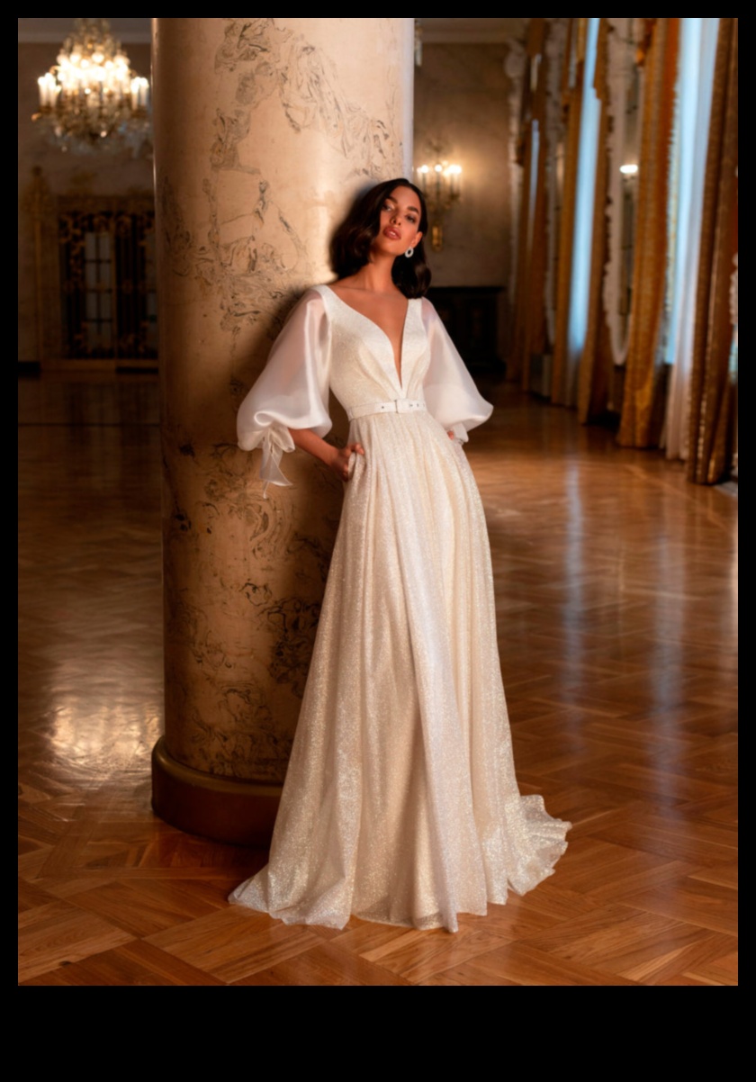 Radiant Reverie: Eleganță rochie de mireasă