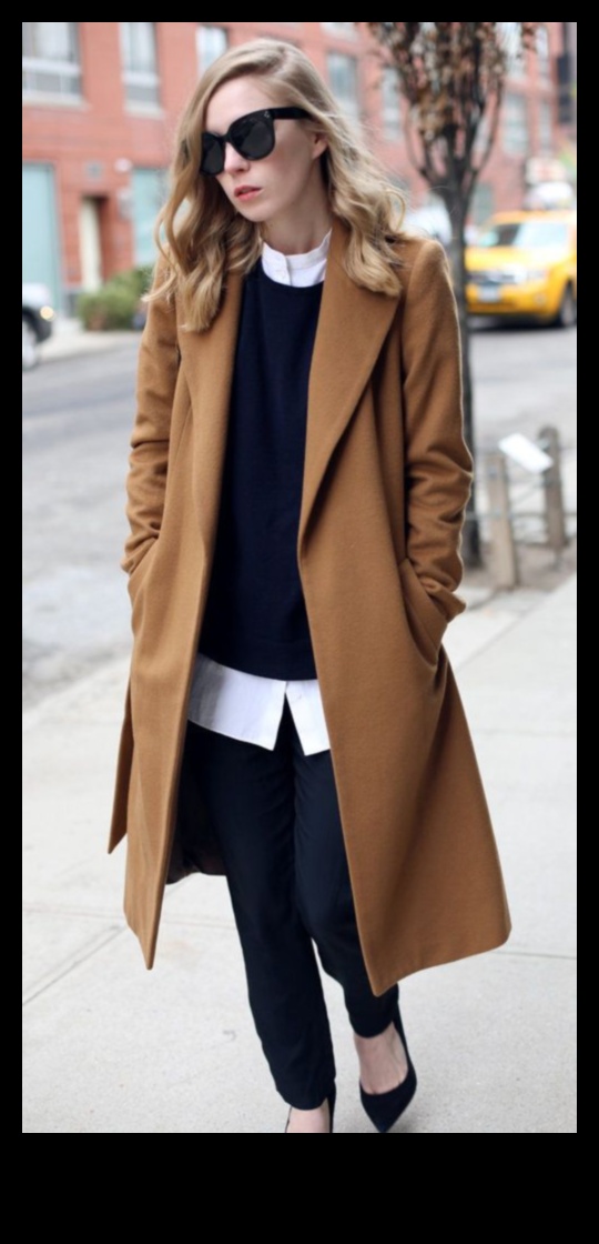 Paltoane șic: Idei elegante de ținute pentru îmbrăcăminte exterioară pentru vreme rece