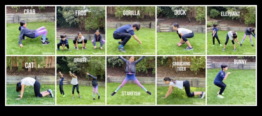 Antrenamente Safari Stretch inspirate de animale pentru copii de toate vârstele 1 Safari Stretch Safari: Antrenamente pentru copii inspirate de animale