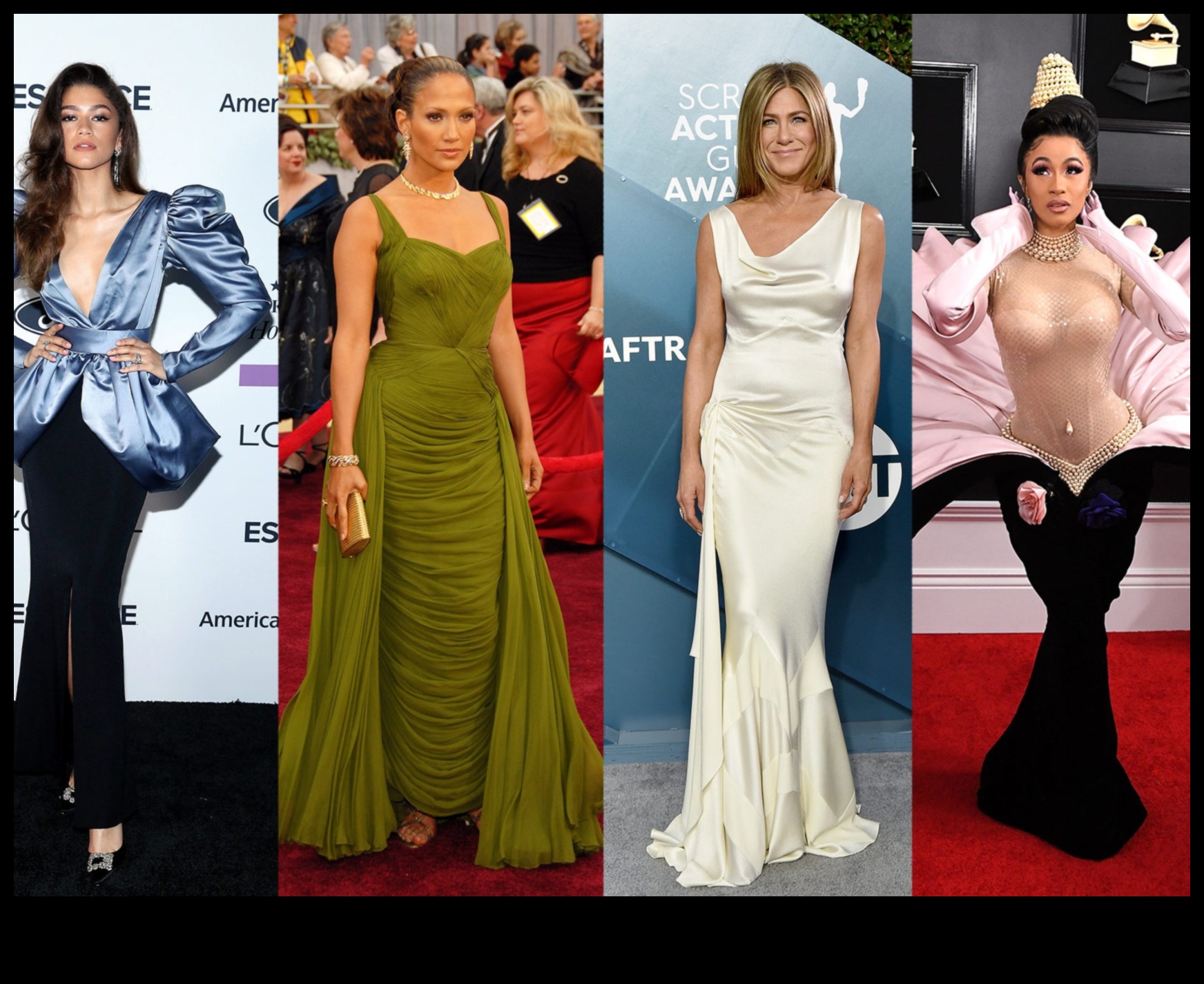 Glamour vintage pe covorul roșu O privire în urmă la Gala Glamorous 1 Gala plină de farmec: ținute vintage care pășesc pe covorul roșu