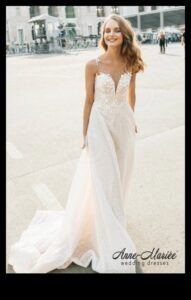 Eleganță contemporană: rochie de mireasă modernă minuni